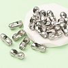 Tarnish Resistant Stainless Steel Ball Chain Connectors X-STAS-L018B-P-5
