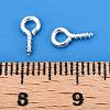 Brass Screw Eye Pin Peg Bails KK-A171-23S-2