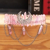 Moon & Chain Metal Hair Bands PW-WG63593-06-1