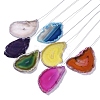 Brass Wire Wrapped Chakra Natural Gemstone Chips Hanging Ornaments AJEW-B028-01G-03-2