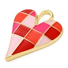 Alloy Enamel Pendants PALLOY-S034-02KCG-D-2