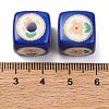 Printed Opaque Acrylic Beads LS-SACR-A009-01G-3