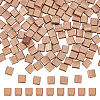 240Pcs 2-Hole Baking Paint Opaque Colours Glass Seed Beads SEED-SC0001-12B-1