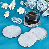 Resin Imitation Agate Coasters for Drinks MRMJ-CA0001-33-4