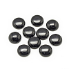 Synthetic Black Stone Cabochons G-R416-16mm-46-1-1