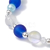 Glass & ABS Plastic Imitation Pearl Beaded Stretch Bracelet BJEW-JB09747-5