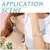 48Pcs 6 Colors Transparent Plastic Bead Frame KY-TA0001-26-8