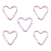 5Pcs Zinc Alloy Spring Gate Rings FIND-YW0010-59K-1