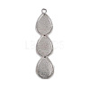 Alloy Pendant Cabochon Settings LS-PALLOY-Q428-01P-1