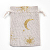 Christmas Theme Cotton Fabric Cloth Bag ABAG-H104-B20-2