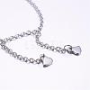 304 Stainless Steel Charm Anklets AJEW-AN00204-2