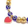 6Pcs 6 Style Natural Mixed Gemstone & Pearl & Glass Beaded Stretch Bracelets Set BJEW-JB08876-7