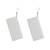 Keyboard Iron Resin Dangle Earrings FS-WG564AB-03-1