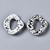 Spray Painted CCB Plastic Linking Rings LS-CCB-Q091-019A-3