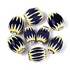 Handmade Millefiori Glass Barrel Beads LS-LA-N002-32B-1