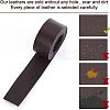 2Pcs 2 Colors Flat Leather Jewelry Cords WL-OC0001-03-6