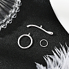 925 Sterling Silver Toggle Clasps STER-BBC0008-57-4