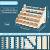 5-Layer Wooden Craft Paint & Brash Rack DIY-WH0401-05-2