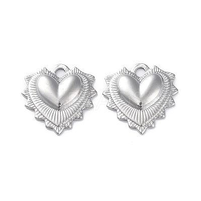Non-Tarnish 304 Stainless Steel Pendants STAS-P324-04P-1
