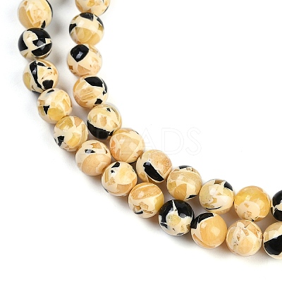 Sythetic Amber Beads Strands G-M199-02C-1