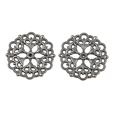 Tibetan Style Filigree Joiners Links TIBE-A11623-B-LF-1