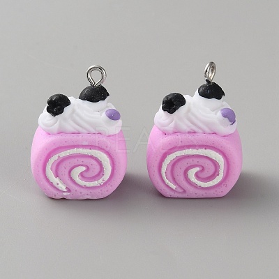 Opaque Resin Pendants LS-RESI-CJC0028-05P-06-1