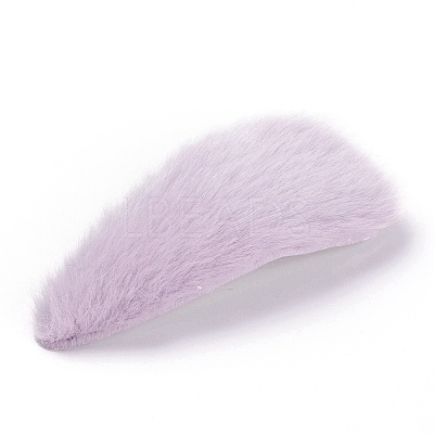 Tarnish Resistant Plush Snap Hair Clips X-PHAR-P004-07-1