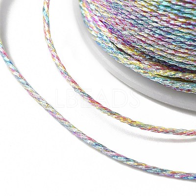 12 Rolls Polyester Metallic Threads OCOR-E026-08-1
