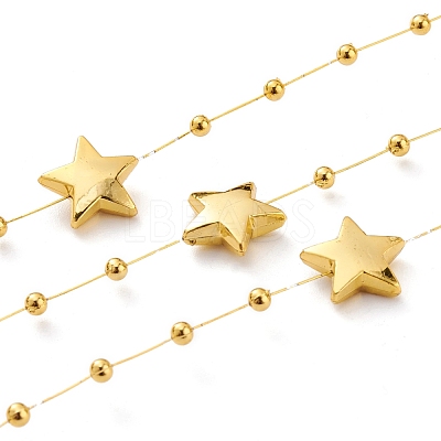 Christmas Tree Star & Ball Beaded Garland CHAC-H100-02-1