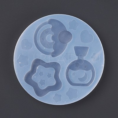 Star & Donut & Bottle Food Grade Silicone Molds X-DIY-I086-01-1