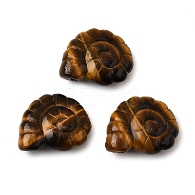 Natural Tiger Eye Pendants G-NH0065-01G-1