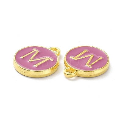 Golden Plated Alloy Enamel Charms ENAM-XCP0001-13M-1