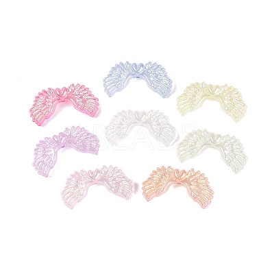 Luminous UV Plating Transparent Acrylic Beads OACR-N160-48-1