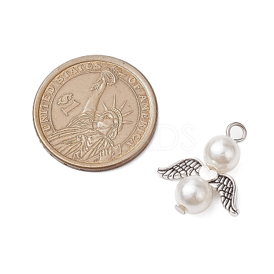 Acrylic Alloy Pendants PALLOY-JF02830-1
