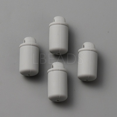 Bottle Food Grade Eco-Friendly Silicone Beads LS-SIL-WH0006-20D-1