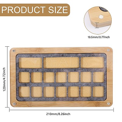 Bamboo Jewelry Display Cases DIY-BC0014-25A-1