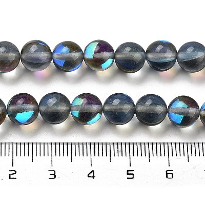 Transparent Glass Beads GLAA-B022-8mm-08-1