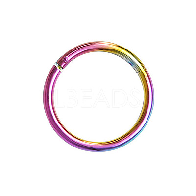316L Surgical Stainless Steel Hoop Cartilage Earrings WGB51CA-22-1
