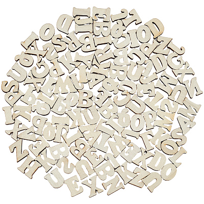 200Pcs Unfinished Wood Blocks WOOD-SP0001-81-1
