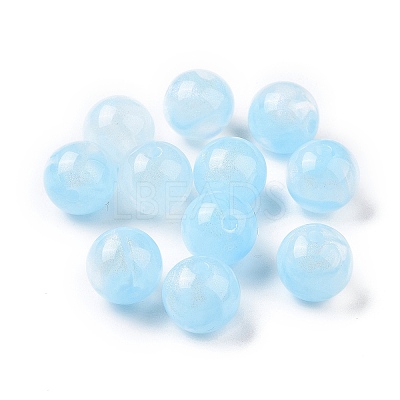 Opaque Acrylic Beads OACR-E014-19B-06-1