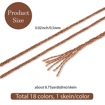 6-Ply Polyester Embroidery Floss OCOR-WH20074-01B-02-1
