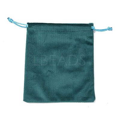 Velvet Jewelry Drawstring Storage Pouches ABAG-P013-02D-08-1