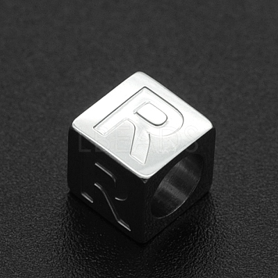 Non-Tarnish 201 Stainless Steel European Beads LS-STAS-N090-LA062-R-1