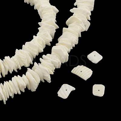 Chips Natural Dyed Seashell Beads Strands SSHEL-Q295-22A-1