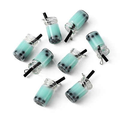 Glass Bottle Pendants X-CRES-N017-03D-1
