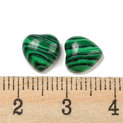 Dyed Synthetic Malachite Cabochons G-H309-01-09-1