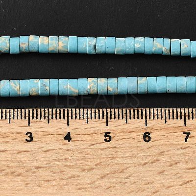 Dyed Synthetic Imperial Jasper Beads Strands G-Z089-A03-A-1