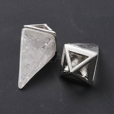 Natural Quartz Crystal Pendants G-E577-01P-05-1