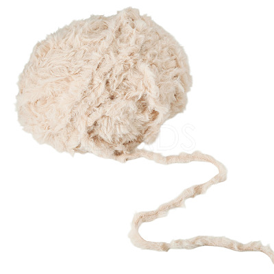 Super Bulky Faux Mink Fur Polyester Yarn YCOR-TAC0001-02B-1