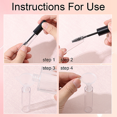 PET Plastic Mascara Empty Bottle MRMJ-GL0001-17-1